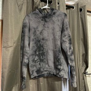 Black tie dye alo hoodie - no tags